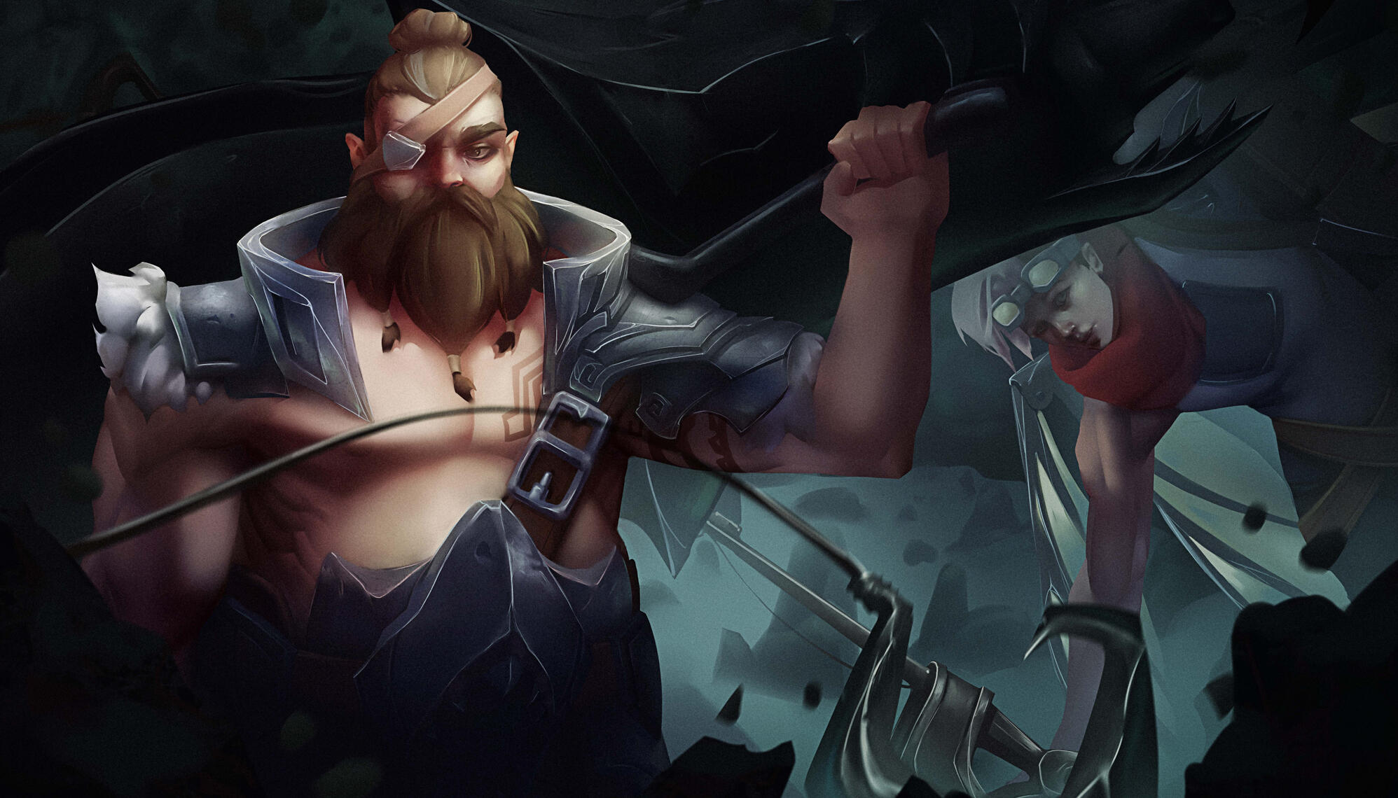 Plunderkrugs- Illustration (Not my characters.)